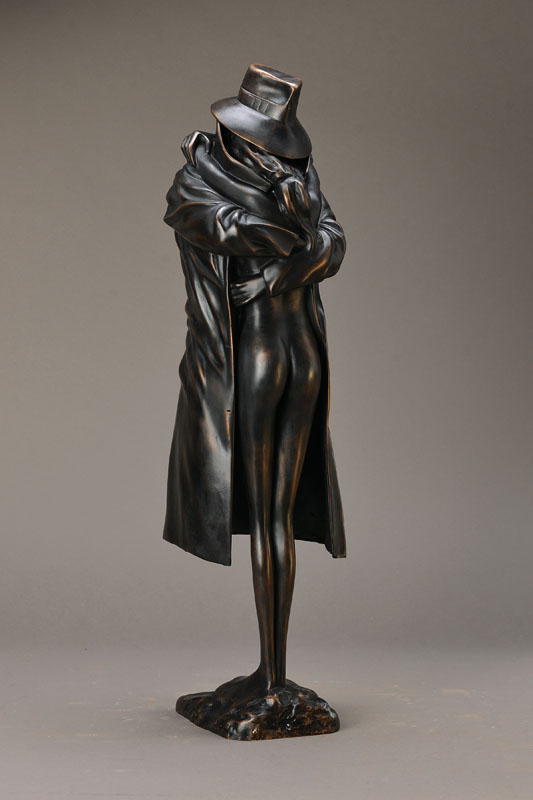 Bruno Bruni, geb. 1935 Gradara, Amanti, Bronzeskulptur, signiert und nummeriert 86/90, H. ca. 64 cm