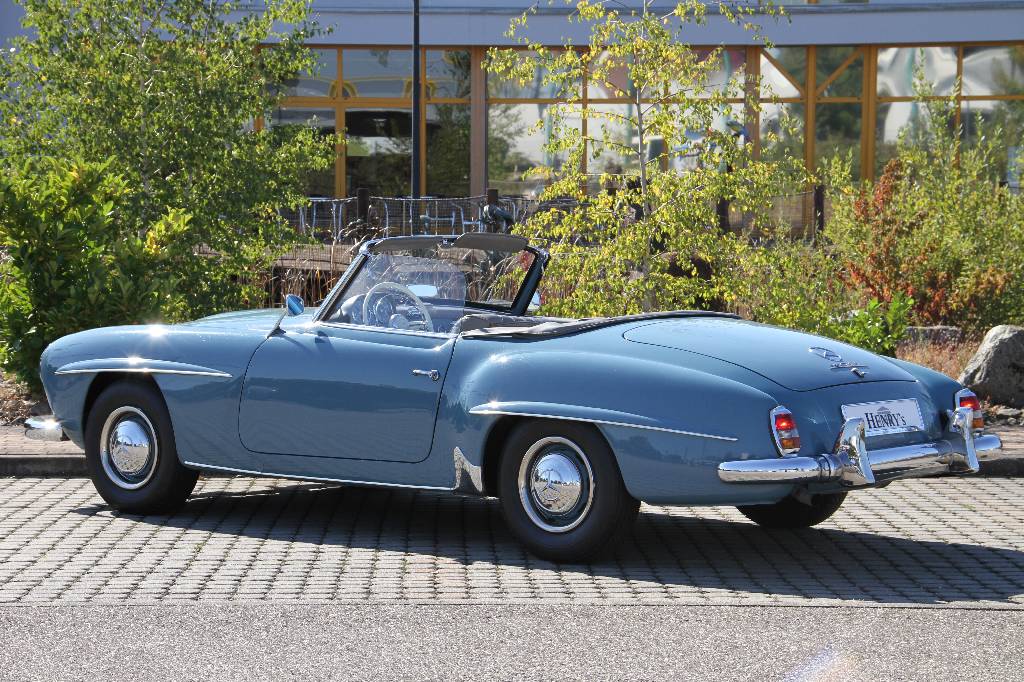 Detail c: Mercedes-Benz 190 SL Cabriolet W 121 B II, EZ 07.1960, 1 Besitzer in Deutschland, Laufleistung ca. 2123 km abgelesen, TÜV bis 05.2016, H-Zulassung, ...