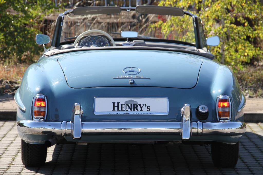 Detail d: Mercedes-Benz 190 SL Cabriolet W 121 B II, EZ 07.1960, 1 Besitzer in Deutschland, Laufleistung ca. 2123 km abgelesen, TÜV bis 05.2016, H-Zulassung, ...