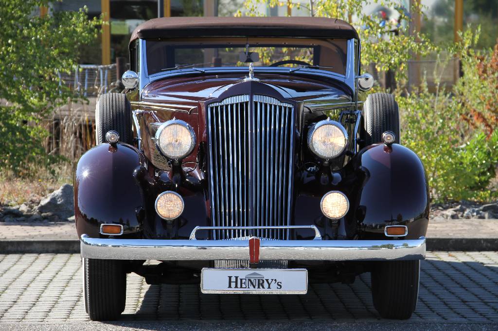 Detail a: Packard 120 Straight Eight One Twenty Cabriolet, EZ 07.1936, 1. Hand in Deutschland, Laufleistung ca. 15.123 km abgelesen, H-Zulassung, 89 kW/ 121 ...