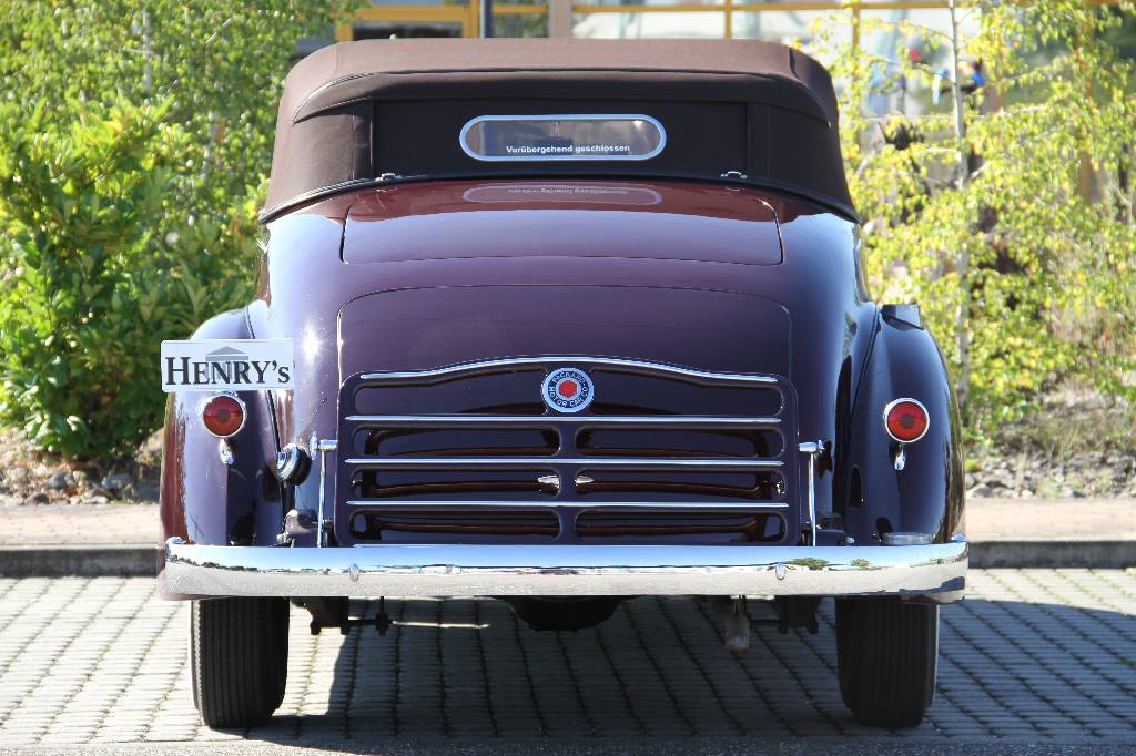 Detail e: Packard 120 Straight Eight One Twenty Cabriolet, EZ 07.1936, 1. Hand in Deutschland, Laufleistung ca. 15.123 km abgelesen, H-Zulassung, 89 kW/ 121 ...