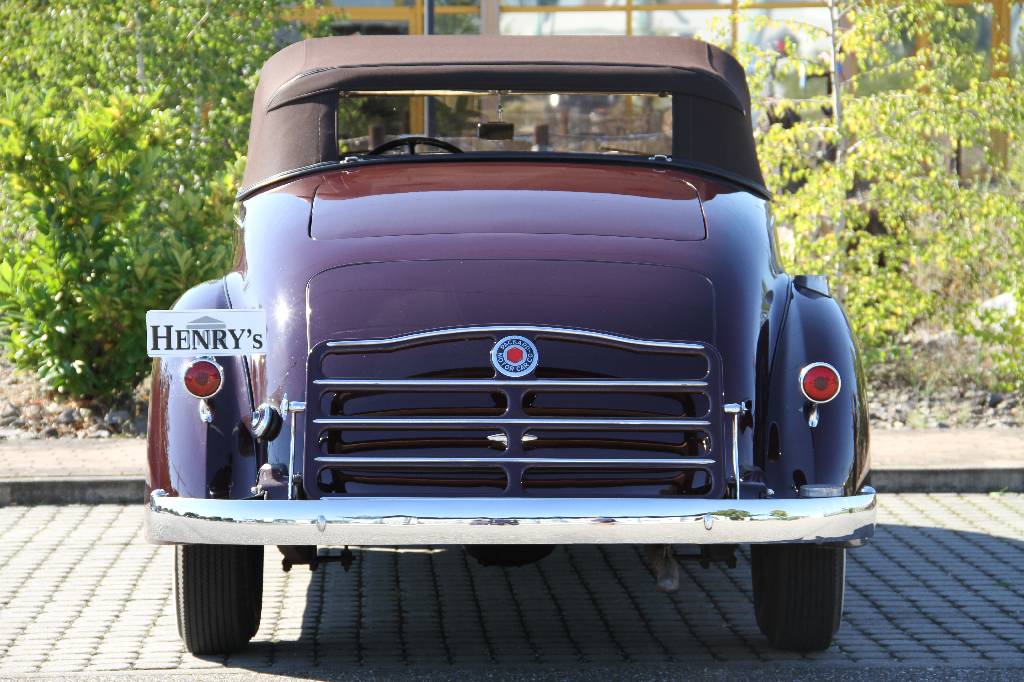 Detail f: Packard 120 Straight Eight One Twenty Cabriolet, EZ 07.1936, 1. Hand in Deutschland, Laufleistung ca. 15.123 km abgelesen, H-Zulassung, 89 kW/ 121 ...