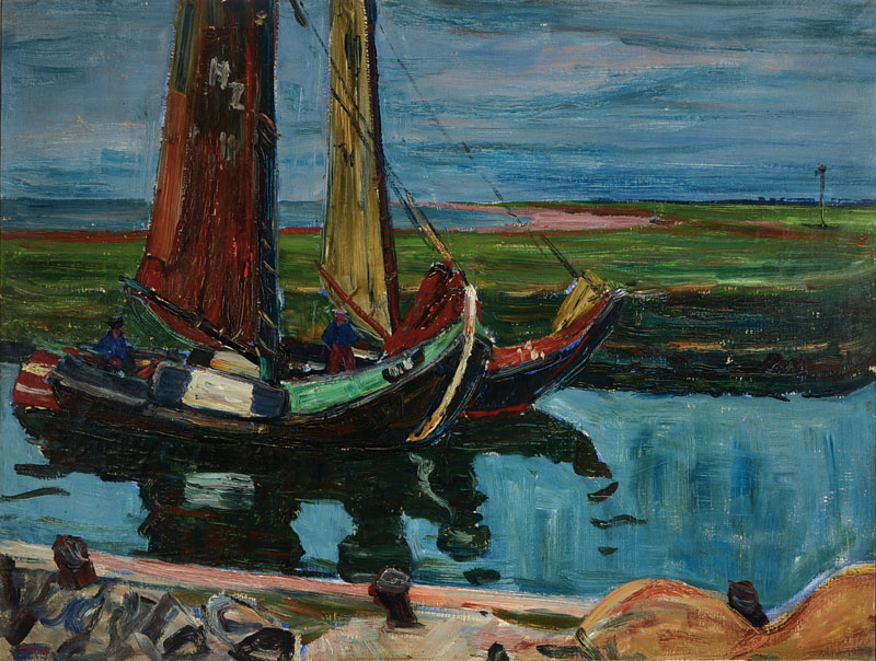 Arnold Balwé, 1898-1983, studierte an der Akademie Antwerpen, arbeitete bei Carl Caspar an der Münchner Akademie, Mitglied der Münchner und ...