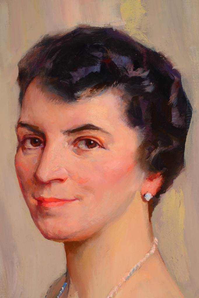 Detail b: Edward Cucuel, 1855-1954, Porträt, Öl/Leinwand, links unten handsigniert, ca. 82x67 cm, Rahmen, wird in das sich in Bearbeitung befindliche WVZ von ...