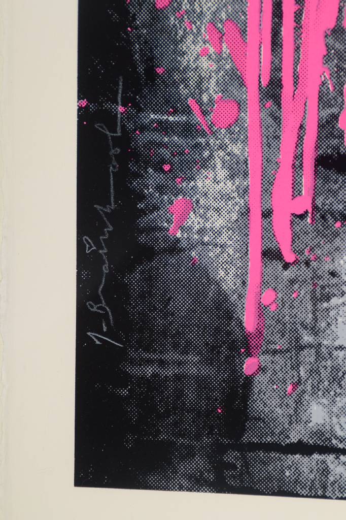 Detail a: Mr. Brainwash, geb. 1966, bekannter Amerikanischer Künstler, hier: Jimi Hendrix Pink, signiert und nummeriert 62/70, Blattgr. ca. 76x57 cm, unter ...