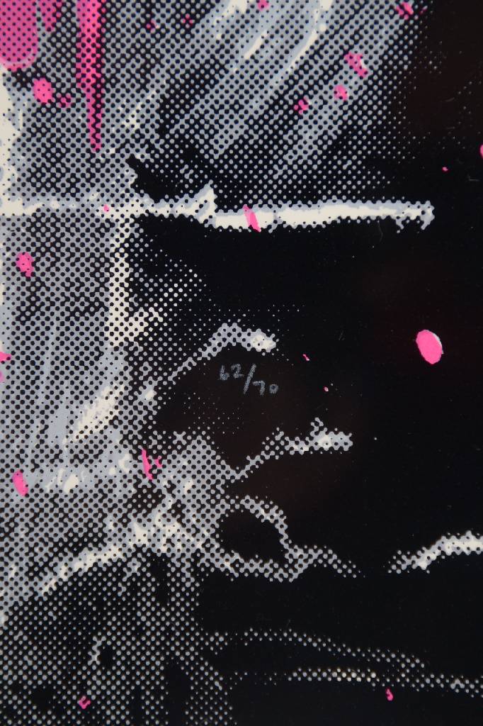 Detail b: Mr. Brainwash, geb. 1966, bekannter Amerikanischer Künstler, hier: Jimi Hendrix Pink, signiert und nummeriert 62/70, Blattgr. ca. 76x57 cm, unter ...