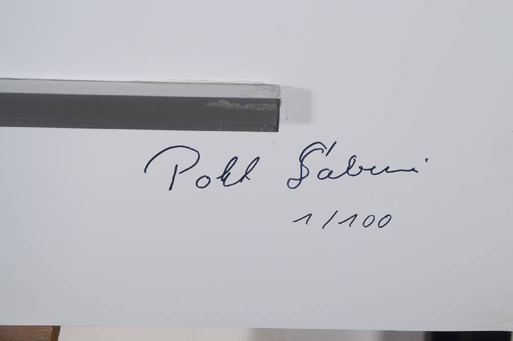 Detail a: Sabine Pohl, geb. 1953, pfälzische Künstlerin Schülerin von Bernd Klimmer u. Alvaro Custagnet, hier: Heidelberg, Druck auf Alu-Dibond, rückseitig ...