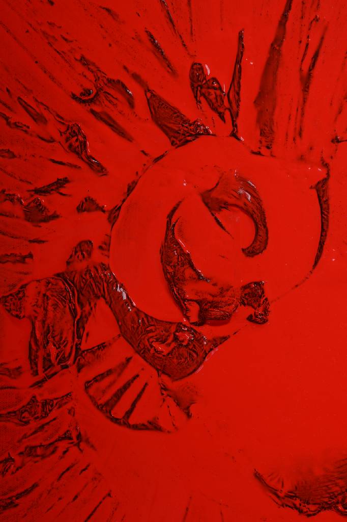 Detail a: Rainer Magold, geb. in Karlsruhe, lebt und arbeitet in der Südpfalz, hier: "Stern nach dem ich schaue", re. u. und rückseitig sign., ca. ...