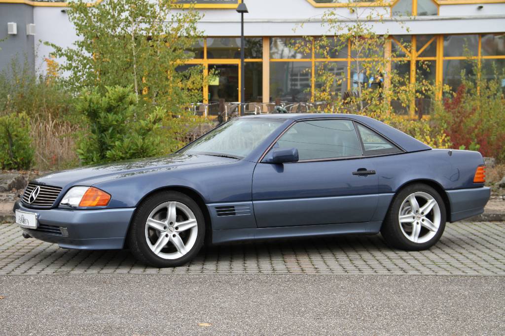 Detail d: Mercedes-Benz SL 280 R 129, EZ 05.1994, Laufleistung ca. 155.000 km, TÜV 08.2017, 142 kW/193 PS, 6-Zylinder, Automatikgetriebe, nautikblau metallic, ...