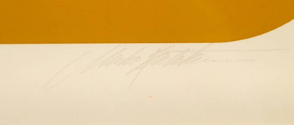Detail a: Unbekannter zeitgenössischer Künstler, Lithographie, Module XIII, unleserlich signiert und nummeriert 17/50, betitelt, Motiv ca. 51,5x65 cm, unter ...