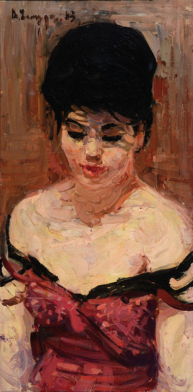 Dino Zampogna, geb. 1926 in Neapel, tätig in Mailand, AK Breva, international bekannter Neoimpressionist, u.a. vertreten durch die Galerie Hartmann ...