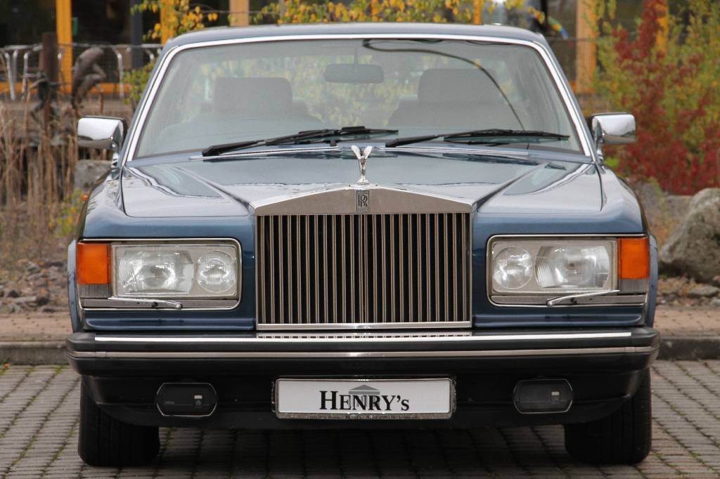 Detail a: Rolls-Royce Silver Spirit I, EZ 08.1982, Laufleistung 89.271 miles abgelesen, H- Zulassung, 162 kW/ 220 PS, Automatikgetriebe, blau, beige, ...