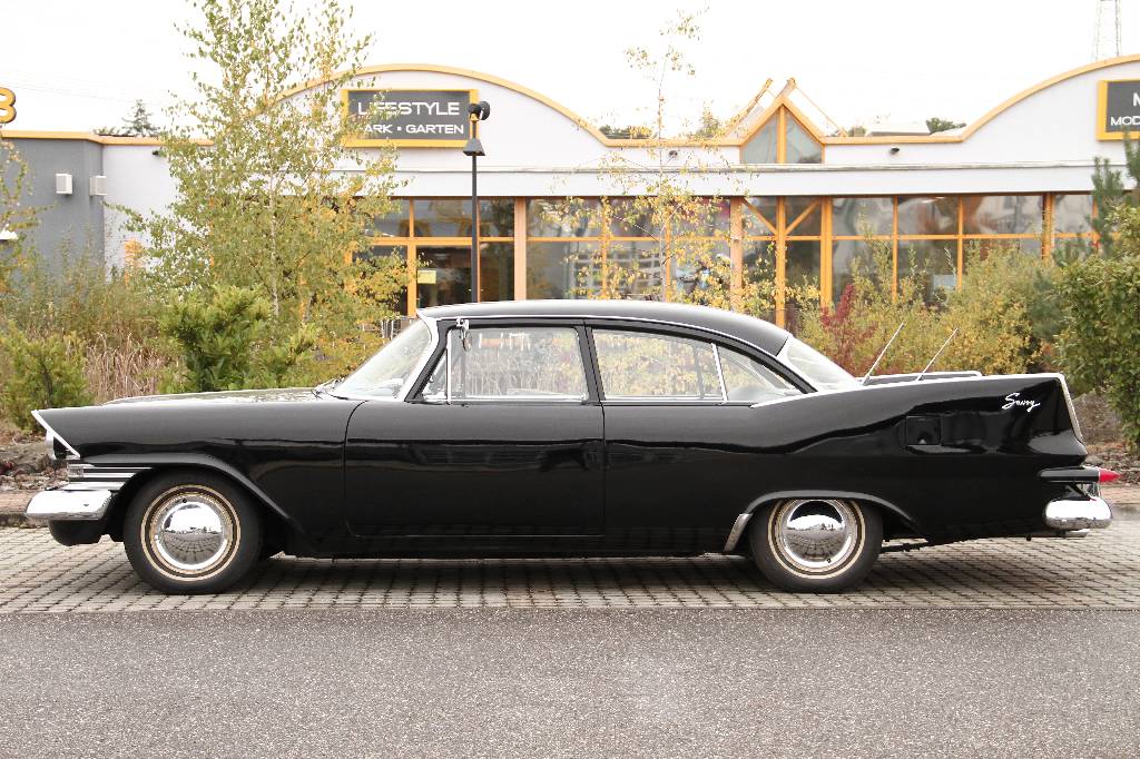 Detail g: Plymouth Savoy Coupé, EZ 11.1959, Laufleistung 9.697 miles abgelesen, H- zulassungsfähig, 191 kW/ 260 PS, 8-Zylinder, Automatikgetriebe, schwarz, ...
