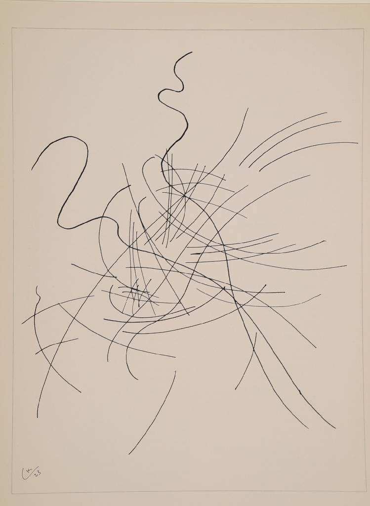 Detail c: Wassily Kandinsky, 1866-1944, Konvolut aus vier Lithographien, davon 2x "Komposition" aus: Kandinsky oder der innere Blick, Mourlot, Maeght ...