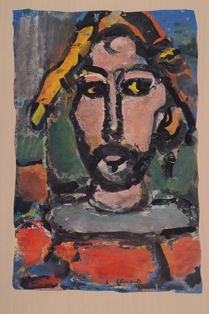 Detail b: Georges Rouault, 1871-1958, Konvolut aus drei Farblithographien auf Velin d´Arches, aus: Divertissement, "Portrait", "Madame ...