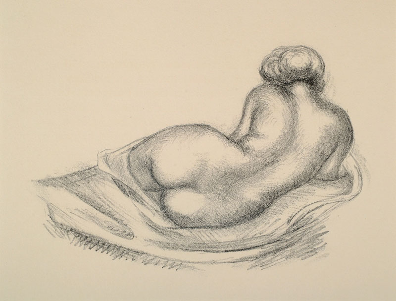 Aristide Maillol, 1861-1944, Konvolut aus drei Lithographien aus: Dialogues des Courtisanes, Aktdarstellungen, Handpressendruck auf Bütten, Blattgr. ...
