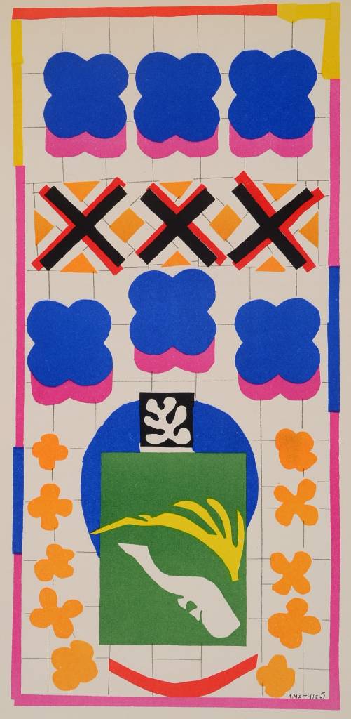 Detail a: Henri Matisse, 1869-1954, Konvolut aus drei Farblithographien unter Aufsicht des Künstlers, aus: Die letzten Werke von Matisse, "Vigne", ...
