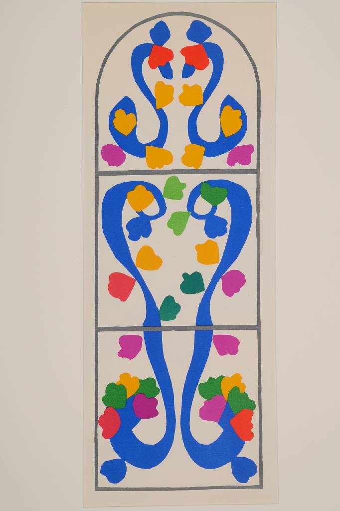 Detail b: Henri Matisse, 1869-1954, Konvolut aus drei Farblithographien unter Aufsicht des Künstlers, aus: Die letzten Werke von Matisse, "Vigne", ...