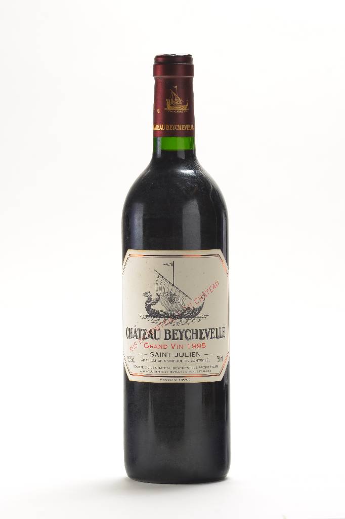 2 Flaschen 1995 Chateau Beychevelle, Saint -Julien, je ca. 75 cl, 12,5% Vol., je into neck, unverkostet, 85 Parker Punkte