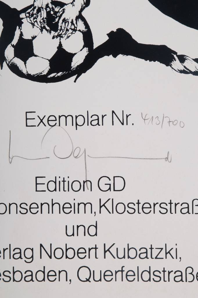 Detail d: Gertrude Degenhardt, geb. 1940 New York, bekannte Deutsche Grafikerin, hier: So ein Tag so wunderschön wie heute, 12 Monatsblätter anlässlich der ...