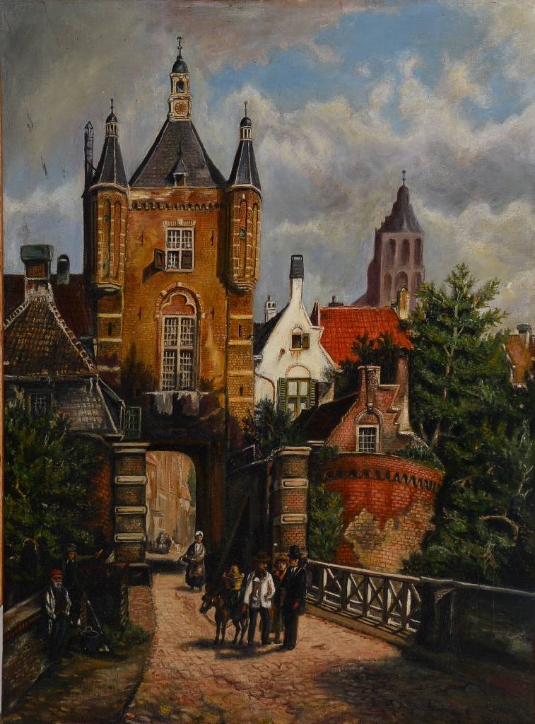 Unbekannter Künstler, Öl/Lwd, unsigniert, ca. 68x50 cm