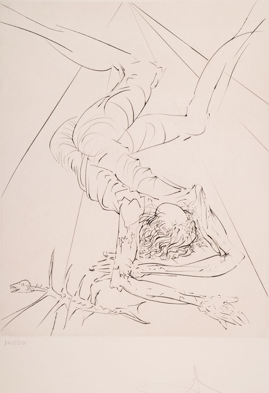 Salvador Dali, 1904-1989, Der alte Mann und das Meer, Serie aus 6 Kaltnadelradierungen auf Arches Bütten von 1974, alle handsigniert und num. ...
