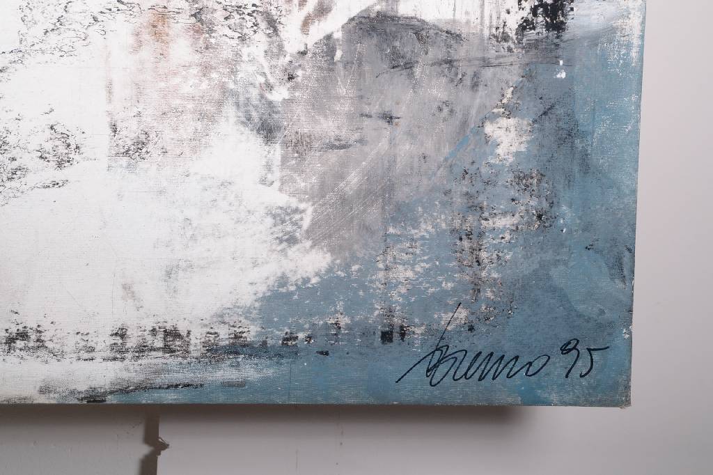 Detail a: Lorenzo Silvestrini, geb. 1948 Venedig, zahlreiche Ausstellungen im In- und Ausland, hier: Acryl/Lwd, rechts unten signiert und datiert 95, ca. ...