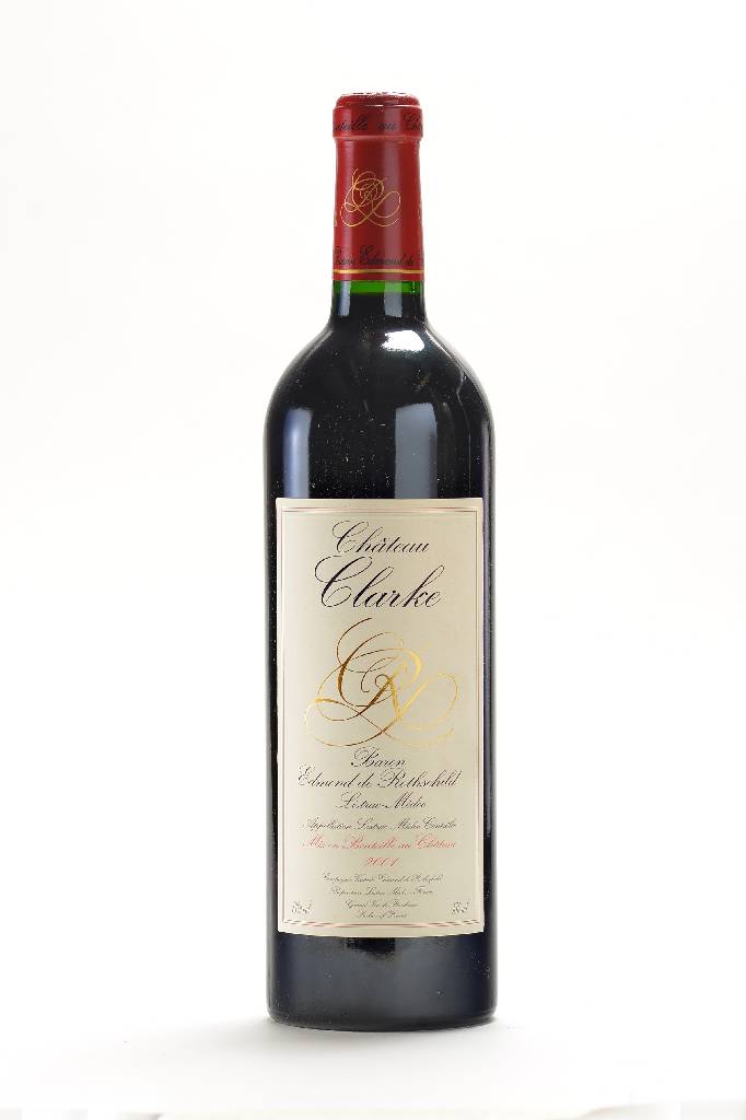 12 Flaschen Chateau Clarke, Baron Edmond de Rothschild, Listrac-Medoc, Jahrgänge: 1992 -2003, je ca. 75 cl, je 13 5 Vol., unverkostet, je ca. top ...