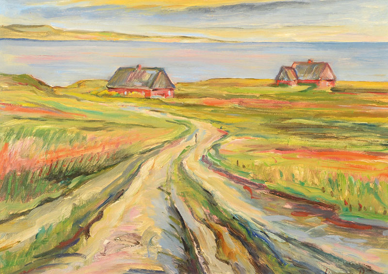 Hannes Runge, 1907-?, Öl/Malplatte, rechts unten signiert, ca. 34x49 cm, Rahmen