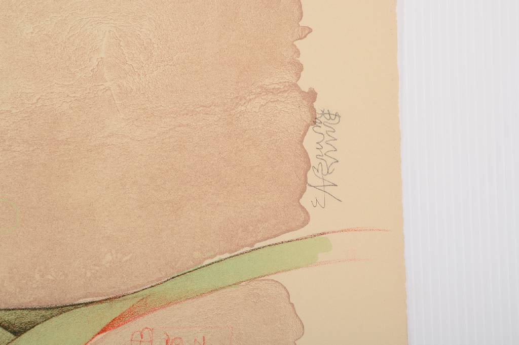 Detail c: Bruno Bruni, geb. 1935 Gradara, Konvolut aus zwei Farblithographien, je signiert, Blattgr. je ca. 78,5x59 cm