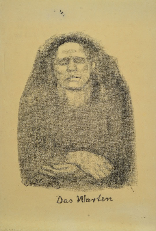 Käthe Kollwitz, 1867-1945, Fotolithographie, im Stein signiert, Blatt leicht geknickt, Blattgr. ca. 49,5x37,5 cm