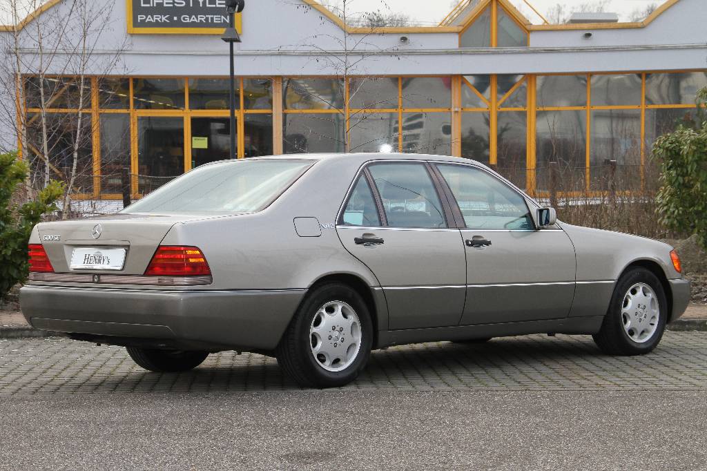 Detail c: Mercedes-Benz 600 SE V12 W 140, EZ 01.1992, Laufleistung ca. 192.520 km, HU 02.2017, 300 kW/ 408 PS, 12-Zylinder, Automatikgetriebe, Rauchsilber, ...