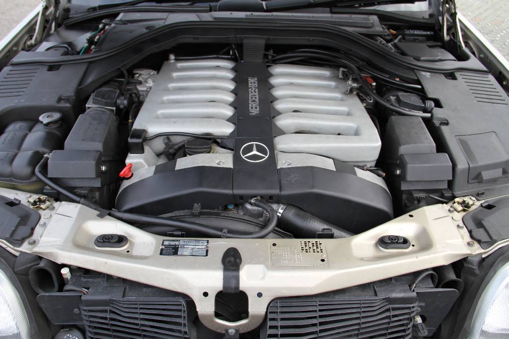 Detail h: Mercedes-Benz 600 SE V12 W 140, EZ 01.1992, Laufleistung ca. 192.520 km, HU 02.2017, 300 kW/ 408 PS, 12-Zylinder, Automatikgetriebe, Rauchsilber, ...