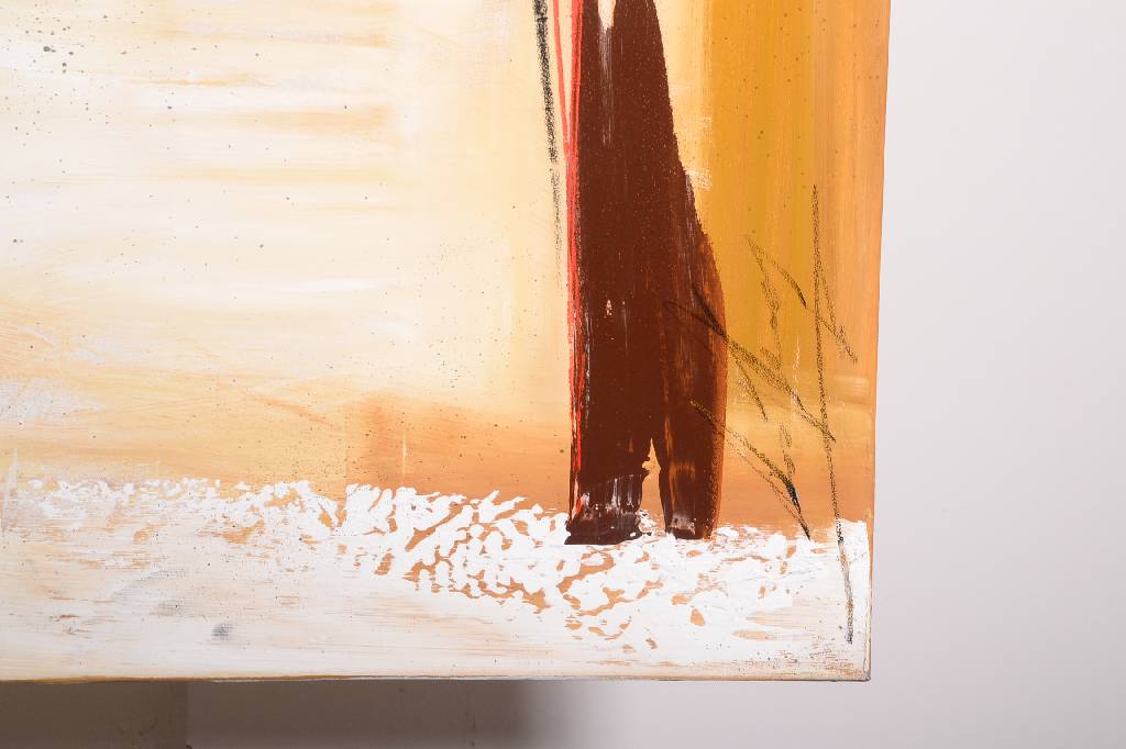 Detail a: Unbekannter zeitgenössischer Künstler, Öl/Lwd, unleserlich signiert, ca. 100x140 cm