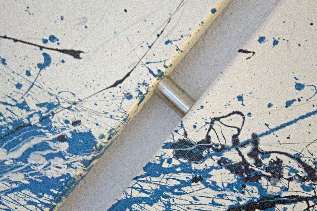 Detail a: Caroline Vis (CJVIS), geb. 1965, zeitgenössische Niederländische Künstlerin, zahlreiche Ausstellungen im In- und Ausland, hier: Three Tree, ...