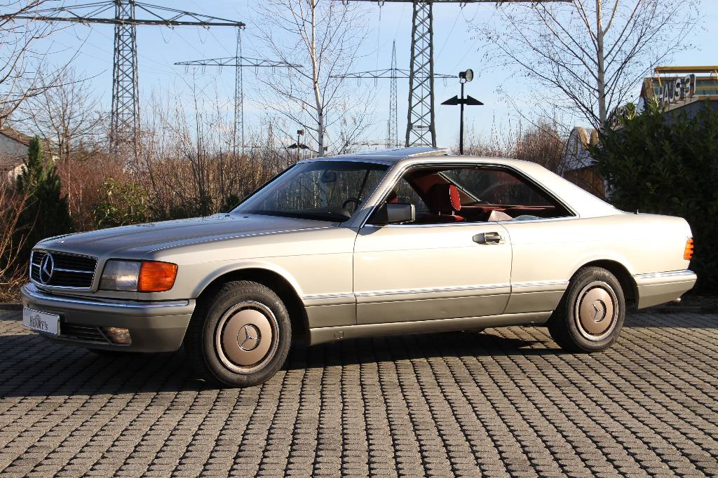 Mercedes-Benz 420 SEC 126 C, EZ 06.1987, 2. Hand, ca. 95.000 km, HU 09.2017, 150 kW/ 204 PS, 8-Zylinder, Automatikgetriebe, rauchsilber metallic, ...