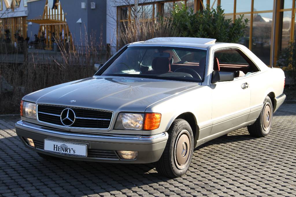 Detail c: Mercedes-Benz 420 SEC 126 C, EZ 06.1987, 2. Hand, ca. 95.000 km, HU 09.2017, 150 kW/ 204 PS, 8-Zylinder, Automatikgetriebe, rauchsilber metallic, ...