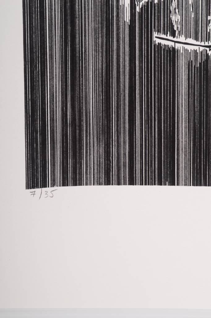Detail b: Yehudit Sasportas, 1903-1995, arbeitet in Berlin und Tel Aviv, hier: Lithografie auf Velin, handsigniert und nummeriert 7/35, Blattgr. ca. 103,5x66,5 ...