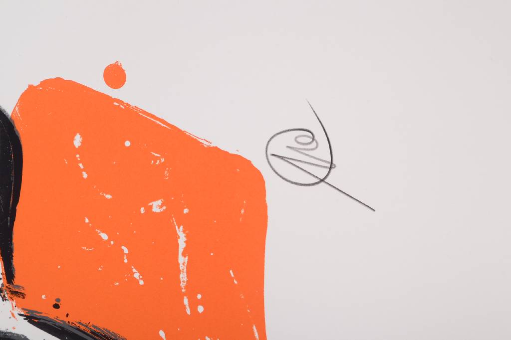 Detail a: Markus Lüpertz, geb. 1941, Farbserigraphie, Jazz Rally 2002, signiert und nummeriert e.a., Blattgr. ca. 106x76,5 cm