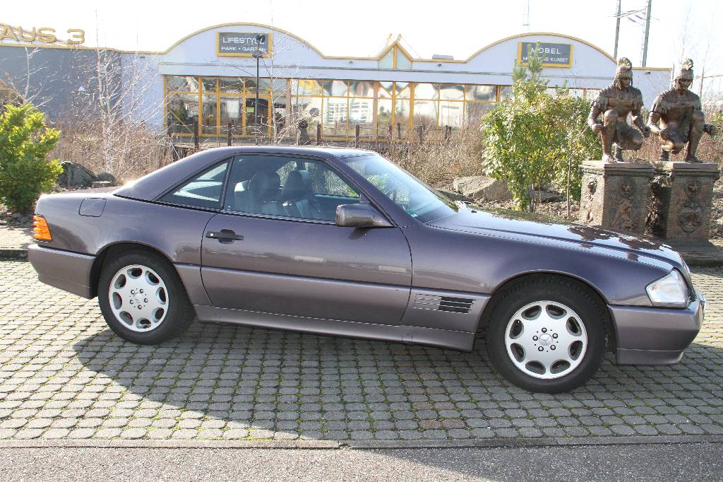 Detail g: Mercedes-Benz SL 500 R129, EZ 05.1993, Laufleistung ca. 227.705 km, HU 08.2016, 235 kW/ 320 PS, 8-Zylinder, Automatikgetriebe, Bornit metallic, Leder ...