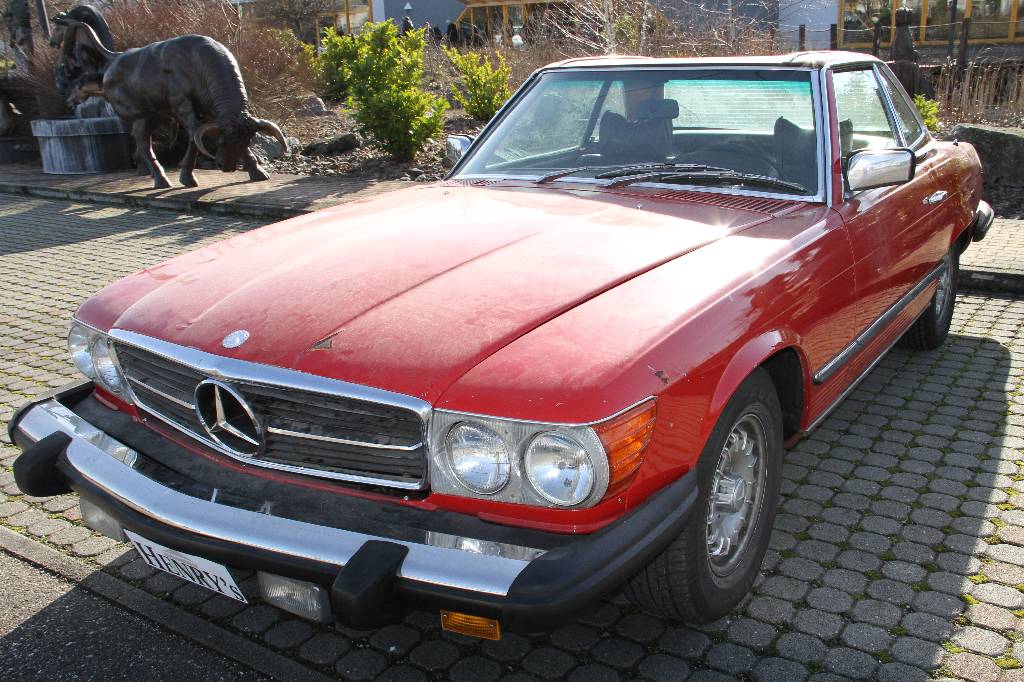 Mercedes-Benz 450 SL R107, BJ 1977, Laufleistung ca. 159.095 miles, noch keine deutsche Zulassung, inkl. Certificate of Title, Zollpapiere und ...
