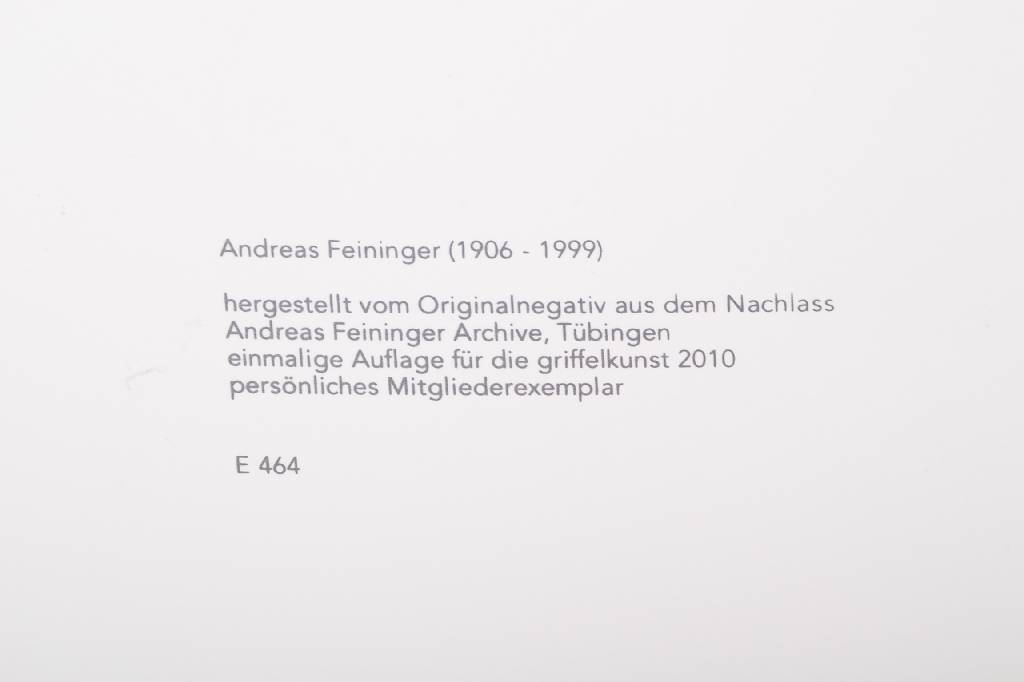 Detail a: Andreas Feininger, 1906-1999, Fischmarkt in der South Street New York, 1940, s/w Fotografie aus dem Nachlass, rückseitig Stempel, hergestellt für ...