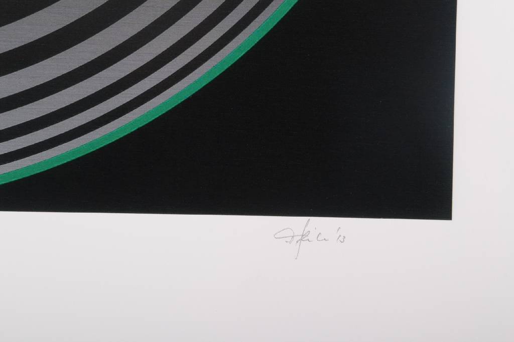 Detail a: Friedrich Geiler, geb. 1946, Giclee auf handgemachtem Baumwollpapier, signiert und nummeriert 5/50, datiert 13, Blattgr. ca. 61x61 cm