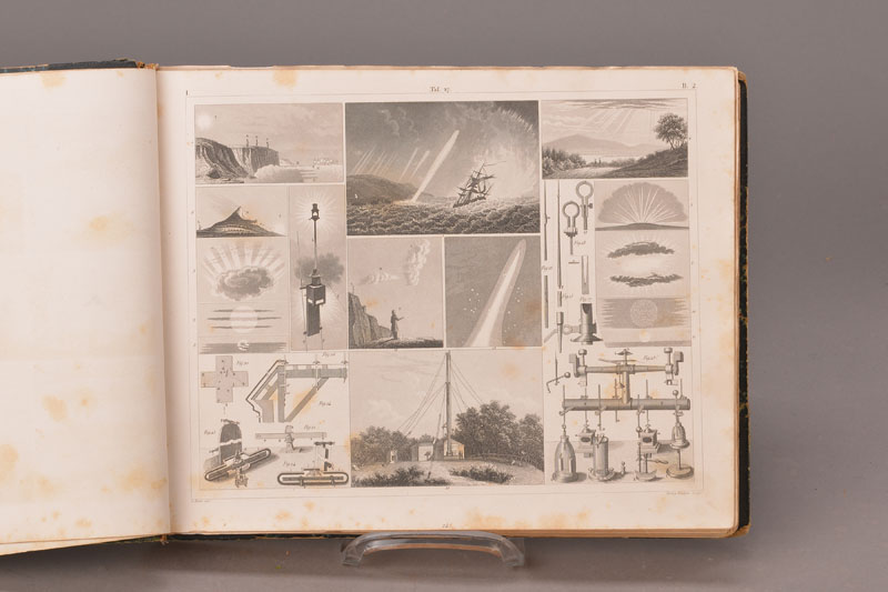 Detail a: J. G. Heck, Plates, Vol. I, betreffend Mathematik und Astronomie, Naturalistische Wissenschaften, Geografie, Geschichte, Ethnologie, New York, 140 ...