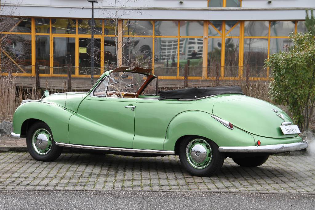 Detail a: BMW 501/6 Baur Cabriolet Barockengel, EZ 07.1955, Laufleistung 47.187 miles abgelesen, HU 08.2016, H-zulassungsfähig, 74 kW/ 100 PS, 8-Zylinder, ...