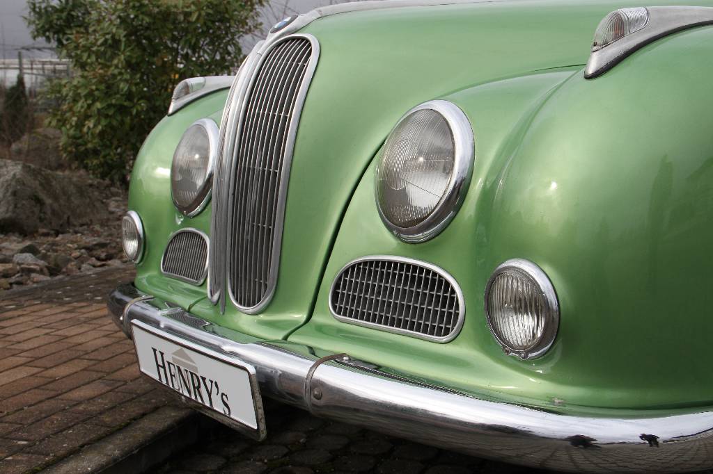 Detail g: BMW 501/6 Baur Cabriolet Barockengel, EZ 07.1955, Laufleistung 47.187 miles abgelesen, HU 08.2016, H-zulassungsfähig, 74 kW/ 100 PS, 8-Zylinder, ...
