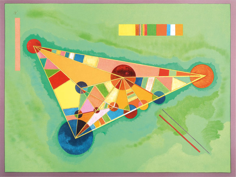 Wassily Kandinsky, 1866-1944, Konvolut aus zwei Farblithographien, "Lyrisches", Maeght Paris, WVZ AF 0081, und "Bauhaus", ...
