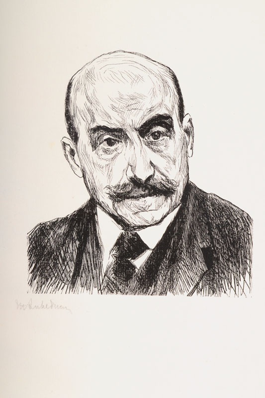 Max Liebermann, 1847-1935, Selbstbildnis, Holzschnitt auf Bütten, aus: 30 Holzschnittzeichnungen, signiert, Hoberg, Heyder Berlin 1922, WVZ ...