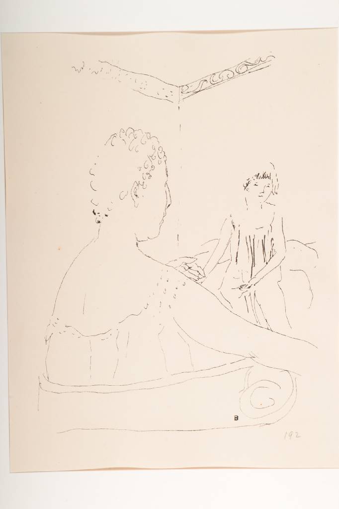 Detail a: Pierre Bonnard, 1867-1947, Konvolut aus dreiLithographien auf Bütten, La vie de Sainte Monique, Auflage 340 Exemplare, Bouvet 111, Ambroise Vollard, ...