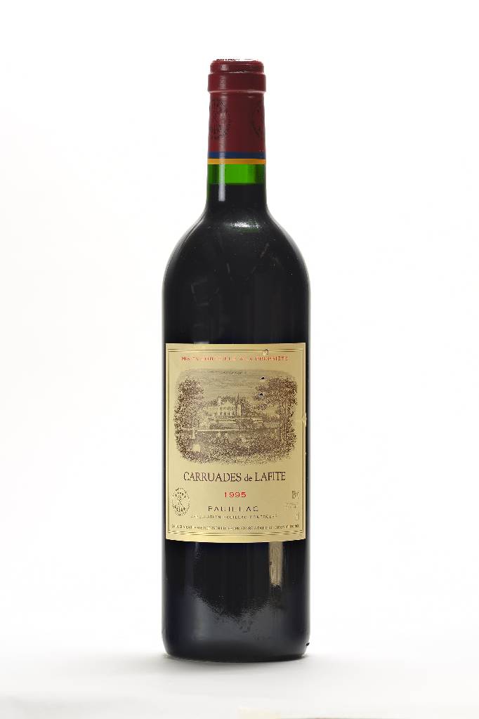 2 Flaschen 1995 Carruades de Lafite, Pauillac, je ca. into neck, je ca. 75 cl, 13% Vol., unverkostet, Etiketten teilw. l. besch., Cellar Tracker ...